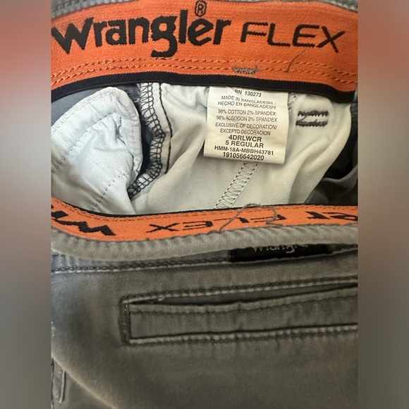 Wrangler Flex Toddler Boy’s Gray Casual Cargo Shorts (Size Measurements Photos) - Picture 5 of 5